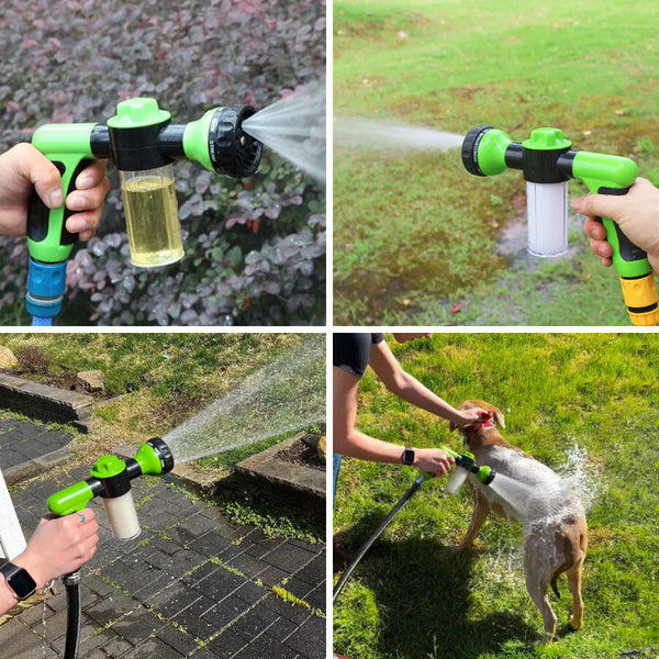 Jet Spray Gun With Soap Dispenser